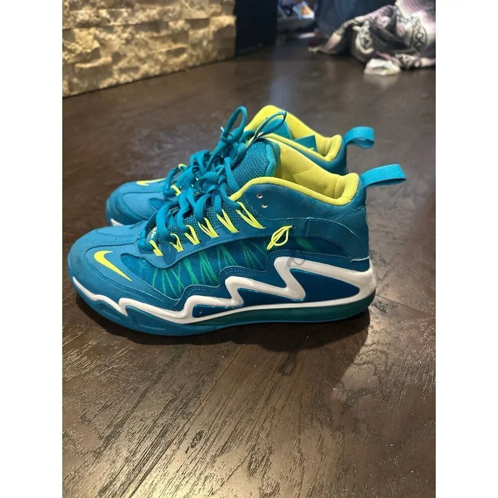 Nike Air Max 360 Diamond Griff Griffey 580398-400 Men Sz 9 Volt Turquoise White‎